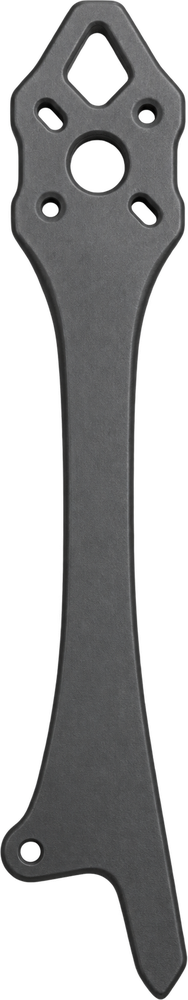 Molded carbon fiber drone arm with integrated motor mount