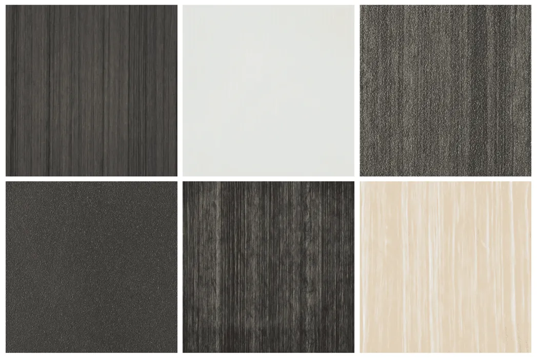 Six ARRIS continuous fiber thermoplastic composite surface finishes